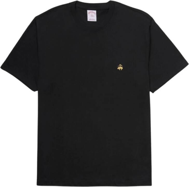 Brooks Brothers Klassiek Katoen T-shirt met korte mouwen Zwart Heren