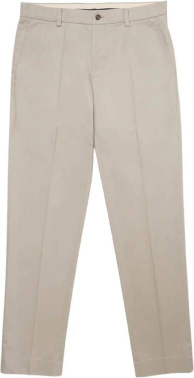 Brooks Brothers Milano Slim-fit Katoenen Stretch Advantage Chino`s Green Heren