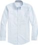 Brooks Brothers Milano Slim-fit niet-ijzeren sportshirt Oxford stretch knoop-down kraag Blauw Heren - Thumbnail 1