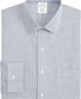 Brooks Brothers Milano Slim-fit niet-ijzerstemmingshemd Dobby Ainsley-kraag Blauw Heren - Thumbnail 1