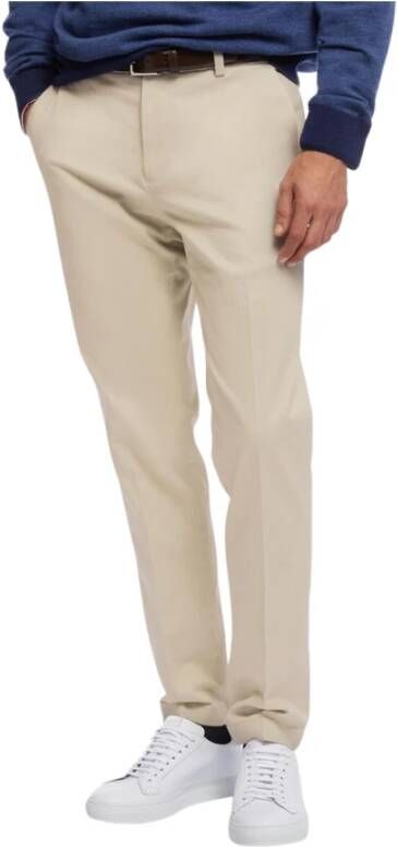 Brooks Brothers Milano Slim-fit stretch voordeel Chino-broek Groen Heren