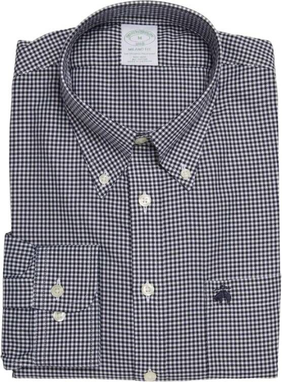 Brooks Brothers Milano Slim-fit Non-iron Sport Overhemd Oxford Button-Down Kraag Multicolor Heren