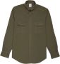 Brooks Brothers Regent regular fit Canvas Safari Sportoverhemd Green Heren - Thumbnail 1