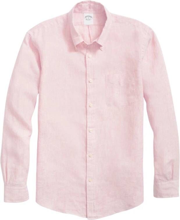 Brooks Brothers Overhemd Roze Heren
