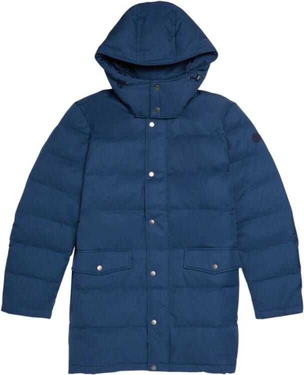 Brooks Brothers Parka uitgedrukt Blauw Heren