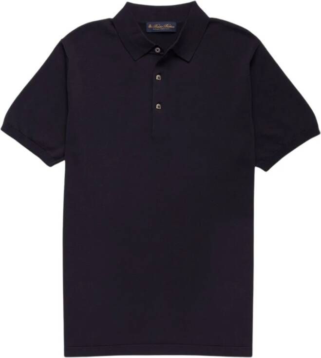 Brooks Brothers Polo Shirt Blauw Heren