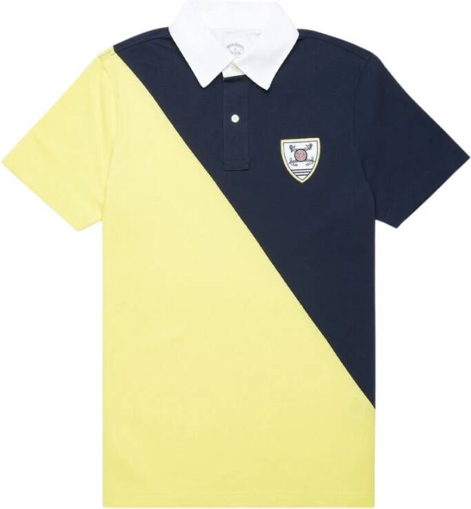 Brooks Brothers Katoenen Slim-Fit Color-Block Poloshirt Multicolor Heren