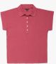 Brooks Brothers Linnen Polo Shirt met Korte Mouwen Pink Dames - Thumbnail 1