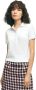 Brooks Brothers Supima Katoenen Stretch Pique Poloshirt White Dames - Thumbnail 1