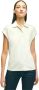 Brooks Brothers Linen Short Sleeve Polo White Dames - Thumbnail 1
