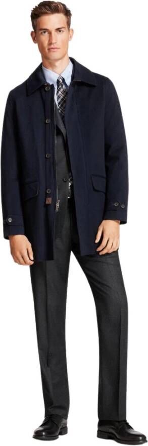 Brooks Brothers Preston Walking Coat Blauw Heren