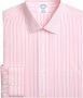 Brooks Brothers Regent Regular-fit niet-ijzer overhemd Oxford Stretch Ainsley Collar-Check Roze Heren - Thumbnail 1