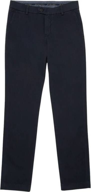 Brooks Brothers Rek katoen chino`s Blauw Heren