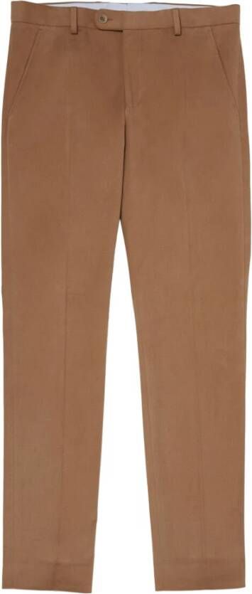 Brooks Brothers Rek katoen chinos Bruin Heren