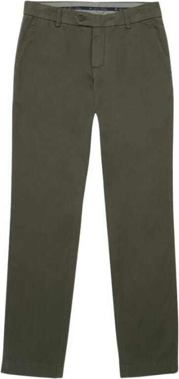 Brooks Brothers Rek katoen chino`s Groen Heren