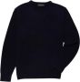 Brooks Brothers Wol en Kasjmier Crew-Neck Trui Blue Heren - Thumbnail 1