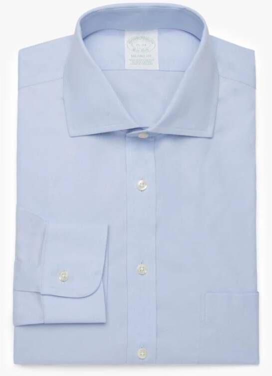 Brooks Brothers Milano Fit Non-Iron Hemd Blue Heren