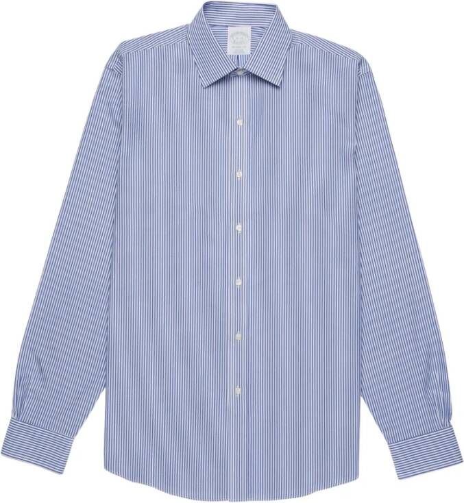 Brooks Brothers Shirts Blauw Heren
