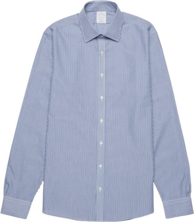 Brooks Brothers Shirts Blauw Heren