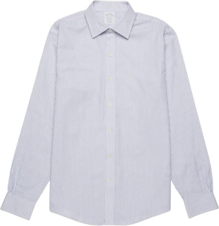 Brooks Brothers Shirts Blauw Heren