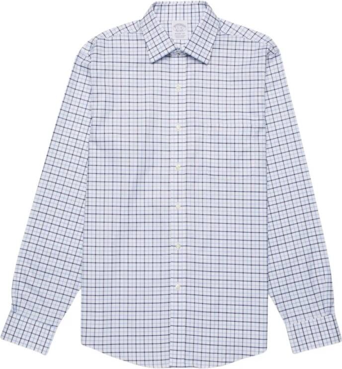 Brooks Brothers Shirts Blauw Heren