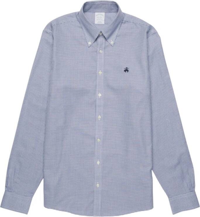 Brooks Brothers Milano Fit Non-Iron Overhemd Blue Heren