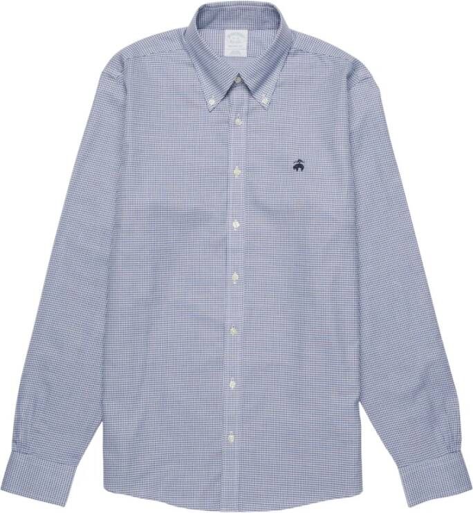 Brooks Brothers Shirts Blauw Heren