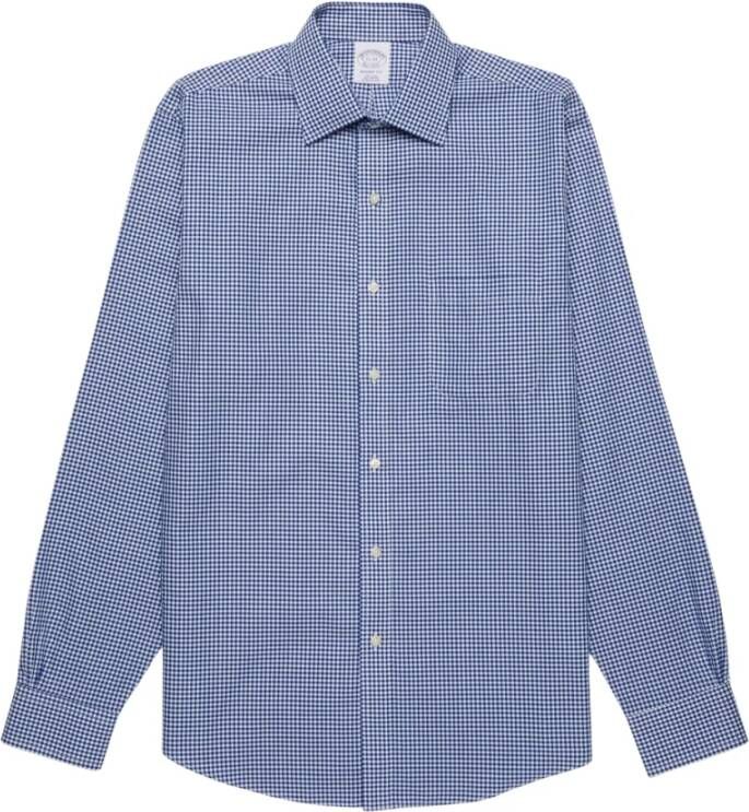 Brooks Brothers Shirts Blauw Heren