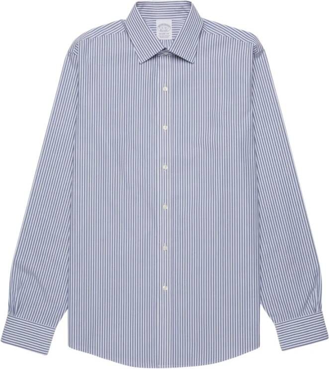 Brooks Brothers Shirts Blauw Heren