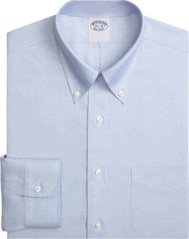 Brooks Brothers Shirts Blauw Heren