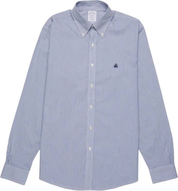 Brooks Brothers Shirts Blauw Heren