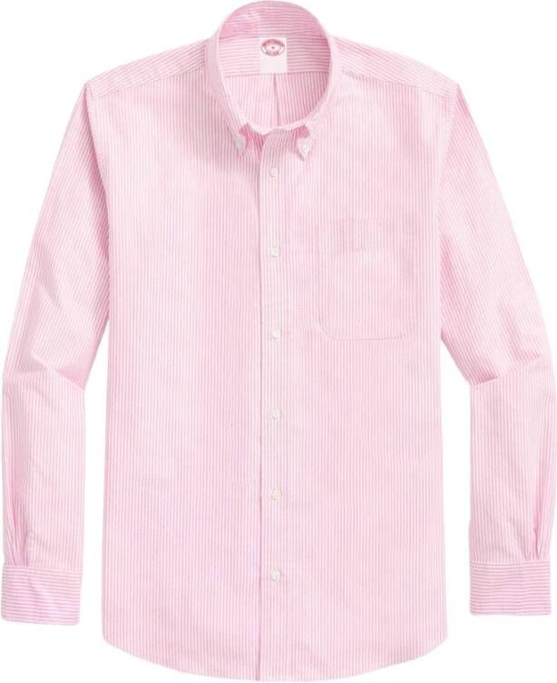 Brooks Brothers Shirts Roze Heren