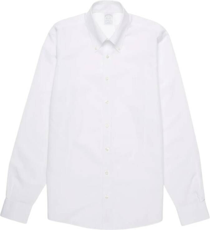 Brooks Brothers Milano Fit Non-Iron Overhemd White Heren