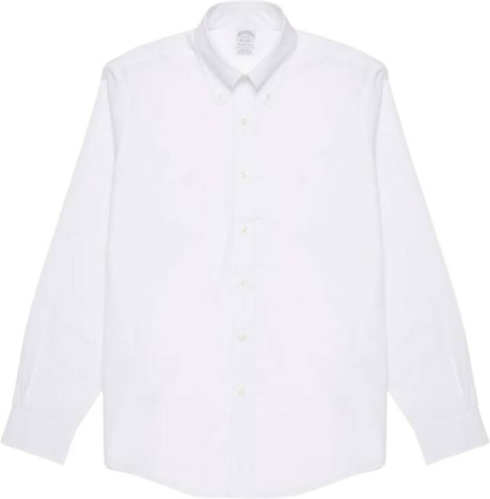 Brooks Brothers Regent regular fit overhemd van Supima katoen kreukvrij White Heren