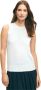 Brooks Brothers Supima Katoenen Jersey Top White Dames - Thumbnail 1