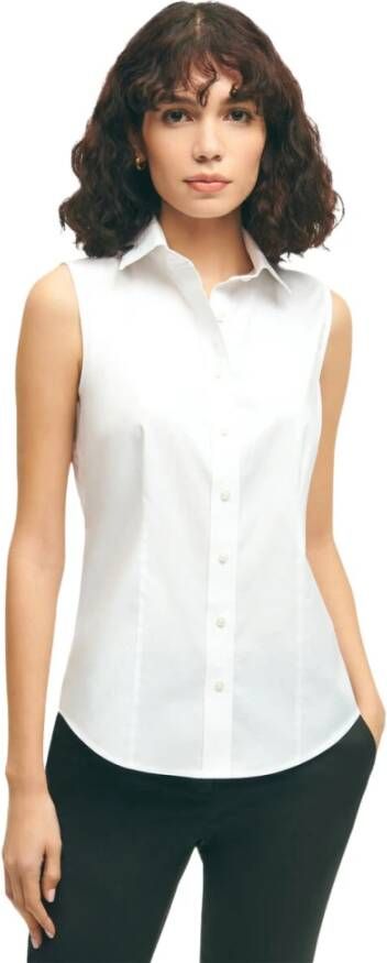 Brooks Brothers Sleeveless Tops Wit Dames