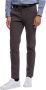 Brooks Brothers Soho Extra-smalle pasvorm katoenen geborstelde chino`s Gray Heren - Thumbnail 1