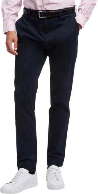 Brooks Brothers Soho extra-slanke fit Twill gewassen Chino-broek Blauw Heren