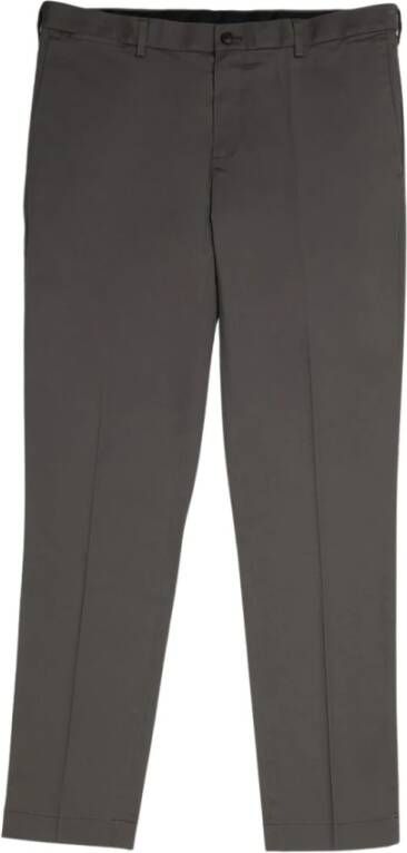 Brooks Brothers Soho extra slanke rekvoordeel Chino`s katoen twill Grijs Heren