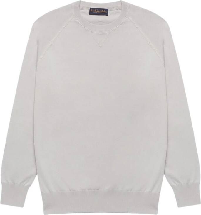 Brooks Brothers Makò Katoenen Sweatshirt Gray Heren