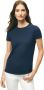 Brooks Brothers Supima Katoenen Stretch Pique T-Shirt Blue Dames - Thumbnail 1