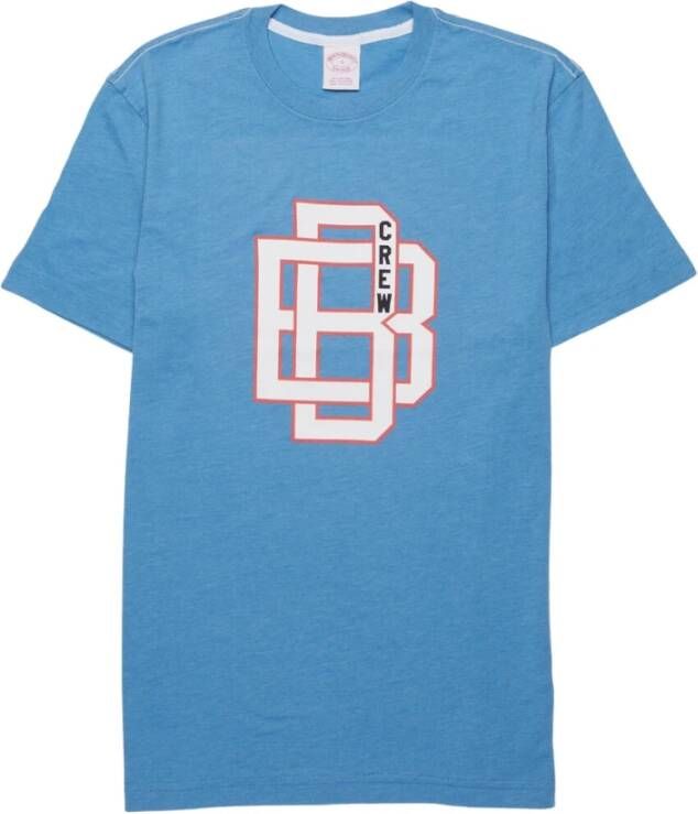 Brooks Brothers Graphic T-Shirt Blue Heren