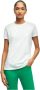 Brooks Brothers Supima Katoenen Stretch Pique T-Shirt White Dames - Thumbnail 1