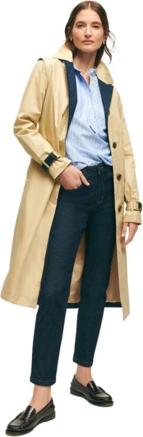 Brooks Brothers Trench Coats Beige Dames