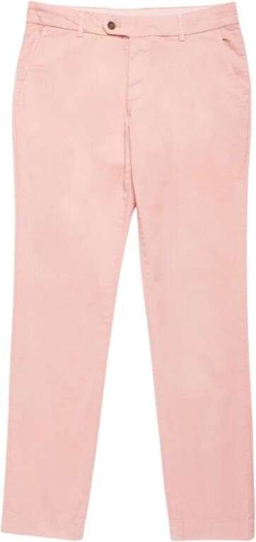 Brooks Brothers Stretch Cotton Chinos Pink Heren