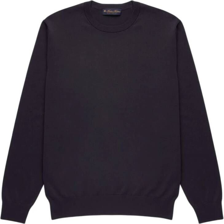 Brooks Brothers Trui met ronde hals Blauw Heren