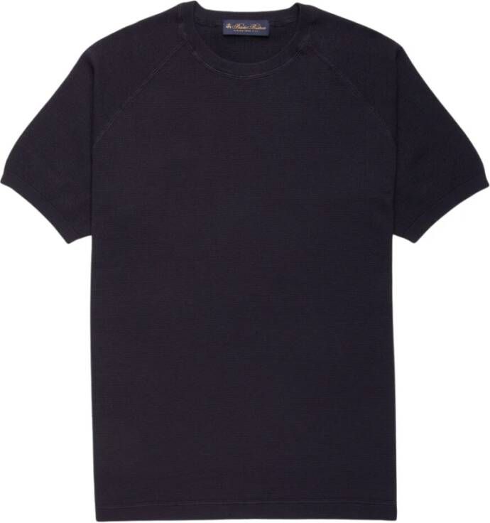 Brooks Brothers Trui met ronde hals Blauw Heren
