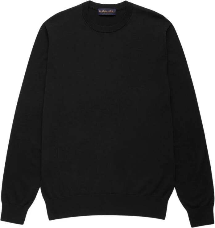 Brooks Brothers Trui met ronde hals Zwart Heren