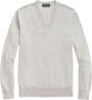 Brooks Brothers Supima Katoenen V-hals Trui Gray Heren - Thumbnail 1