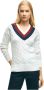 Brooks Brothers Tennis Sweater van Supima Katoen White Dames - Thumbnail 1